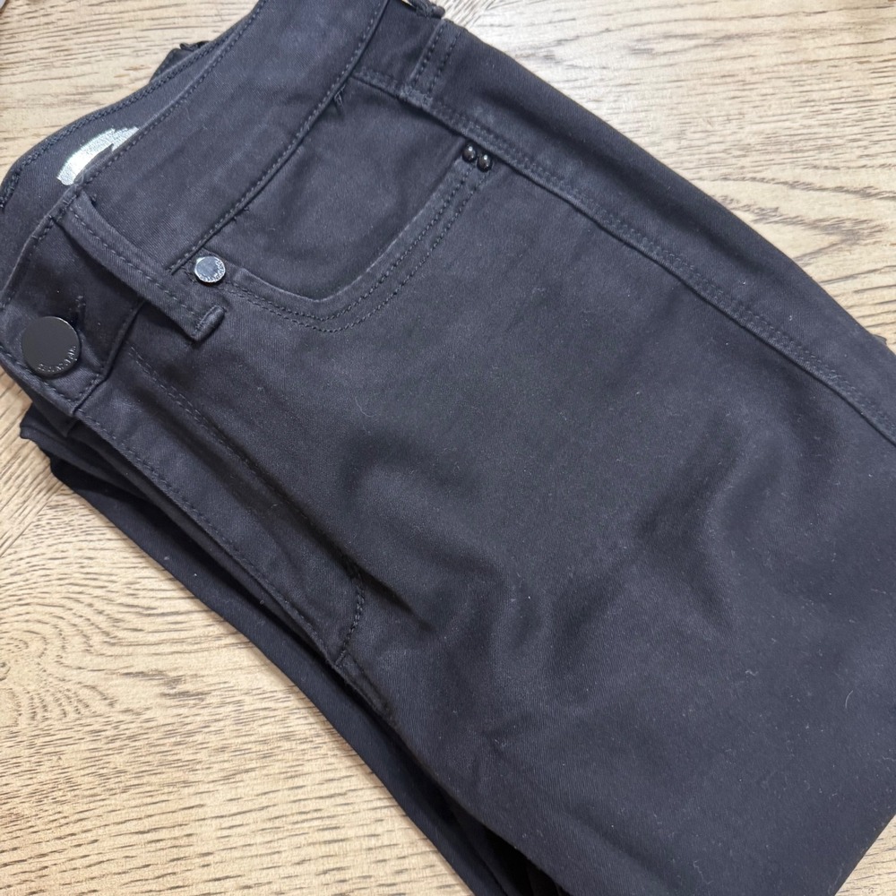 Seven7‎ High Rise Skinny Black Jeans Women Size 8 Skin Fit Denim